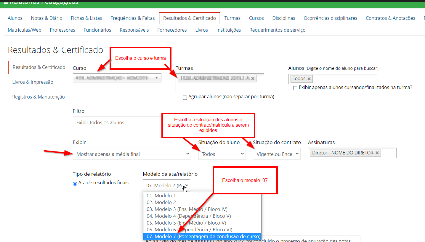 Como Gerar Relat Rio A Carga Hor Ria Integralizada Cursada Cumprida